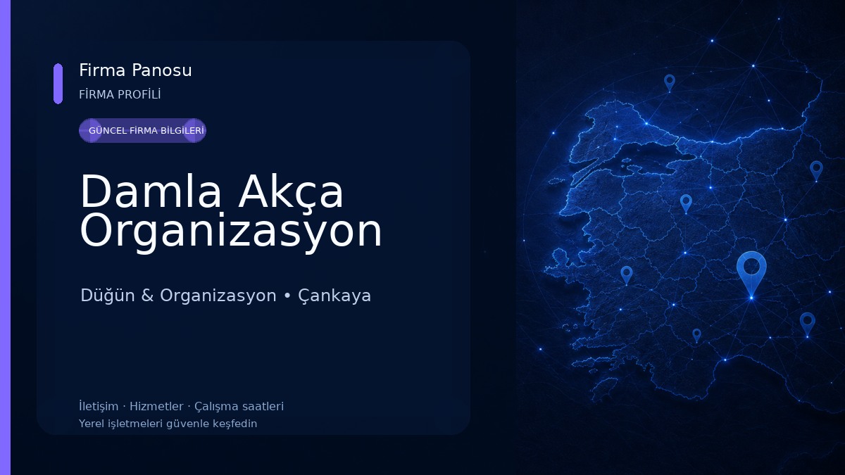 Damla Akça Organizasyon Düğün & Organizasyon