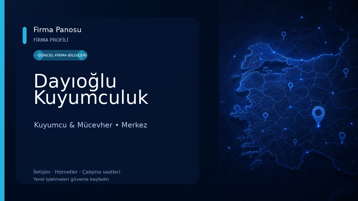 Dayıoğlu Kuyumculuk Kuyumcu & Mücevher