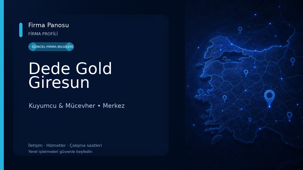 Dede Gold Giresun Kuyumcu & Mücevher