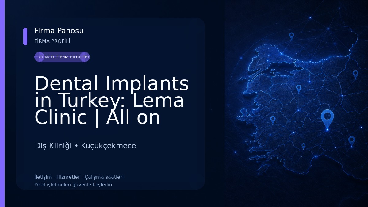 Dental Implants in Turkey: Lema Clinic | All on Dental Clinic in Istanbul​ | The Best Hollywood Smile Reviews | Turkey Teeth! Diş Kliniği