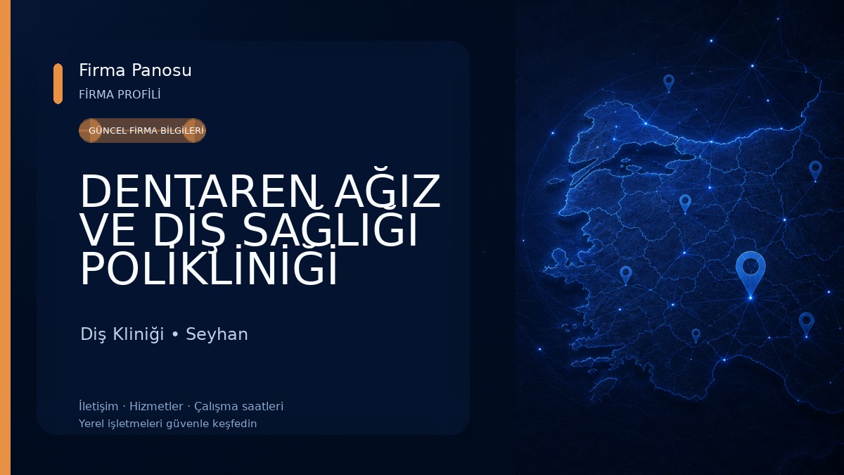 DENTAREN AĞIZ VE DİŞ SAĞLIĞI POLİKLİNİĞİ Diş Kliniği