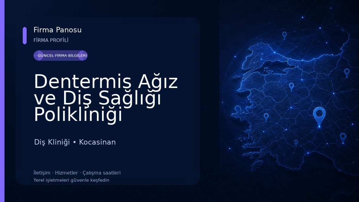 Dentermis Ağız ve Diş Sağlığı Polikliniği Diş Kliniği