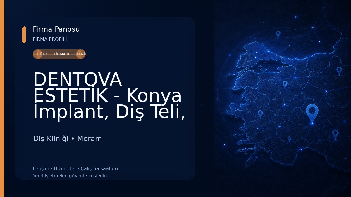 DENTOVA ESTETİK - Konya İmplant, Diş Teli, Çocuk Diş Hekimliği, Konya Diş Hekimi Diş Kliniği