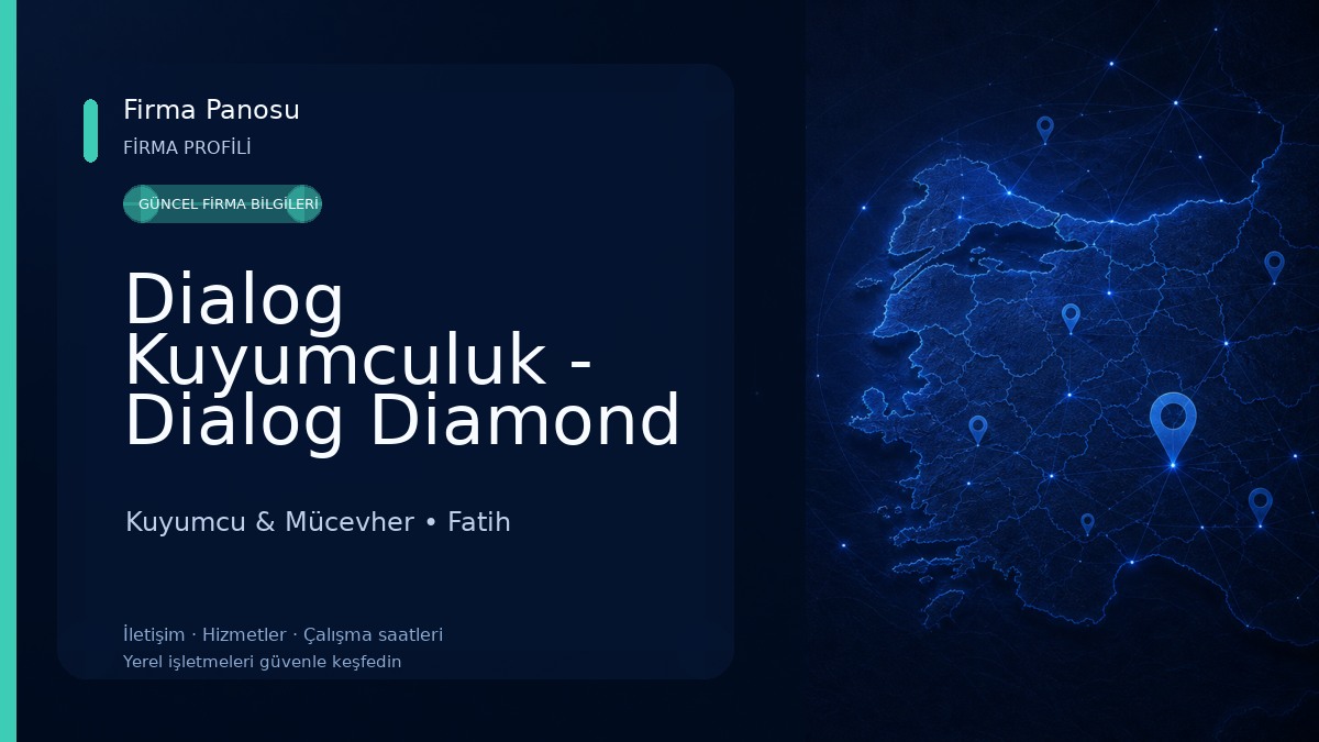 Dialog Kuyumculuk - Dialog Diamond - Pırlanta Mücevherat