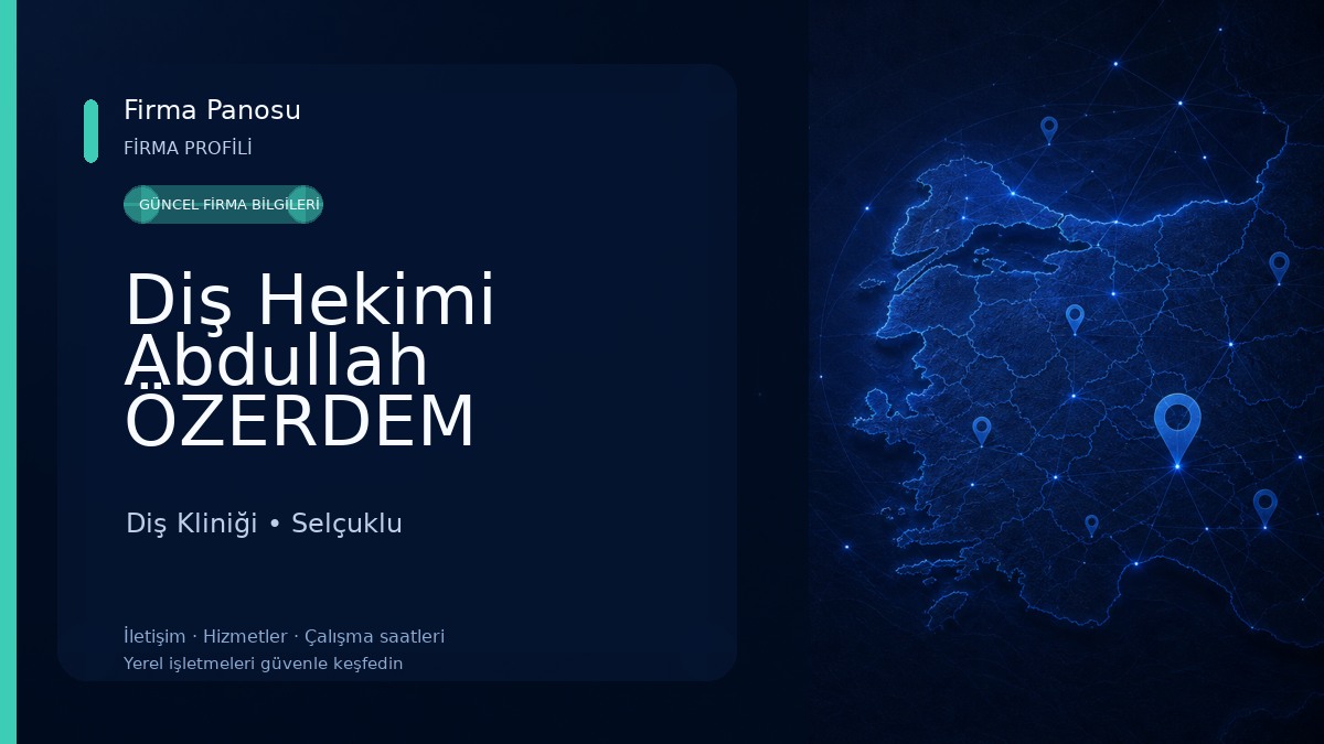 Diş Hekimi Abdullah ÖZERDEM Konya Diş Hekimi, Konya Diş, Özel, Diş, Hekimi, İmplant Diş Kliniği