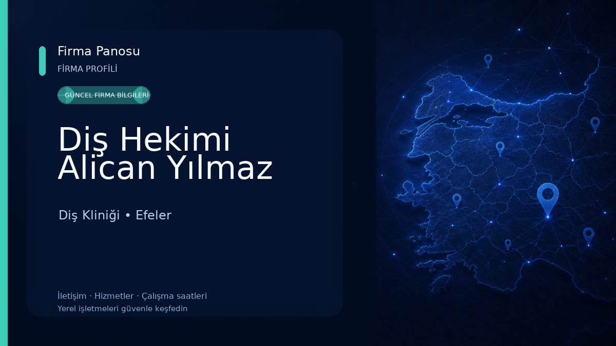 Diş Hekimi Alican Yılmaz 