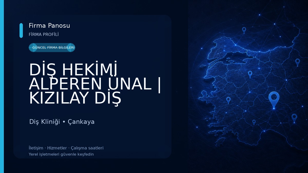DİŞ HEKİMİ ALPEREN ÜNAL | KIZILAY DİŞ KLİNİĞİ | 