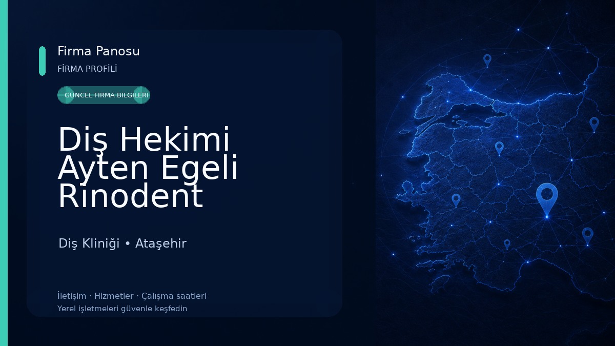 Diş Hekimi Ayten Egeli Rinodent İstanbul Diş Kliniği
