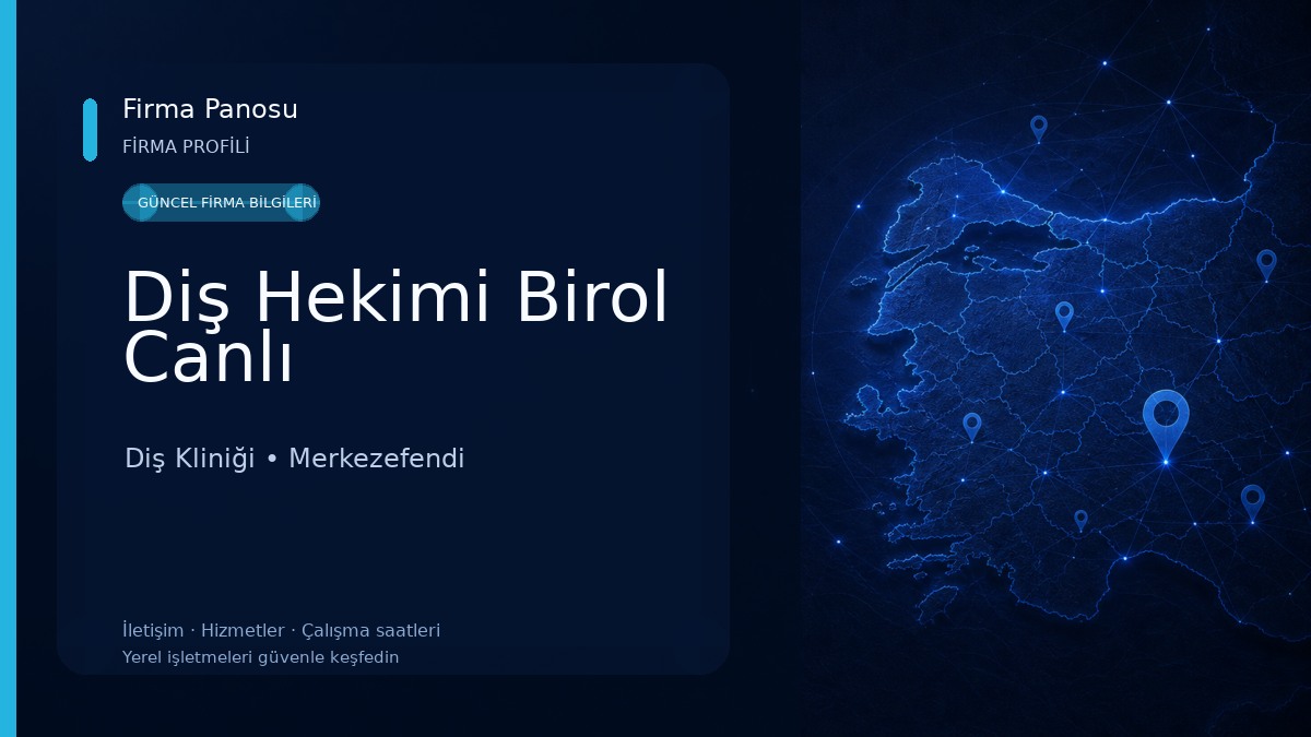 Diş Hekimi Birol Canlı Diş Kliniği
