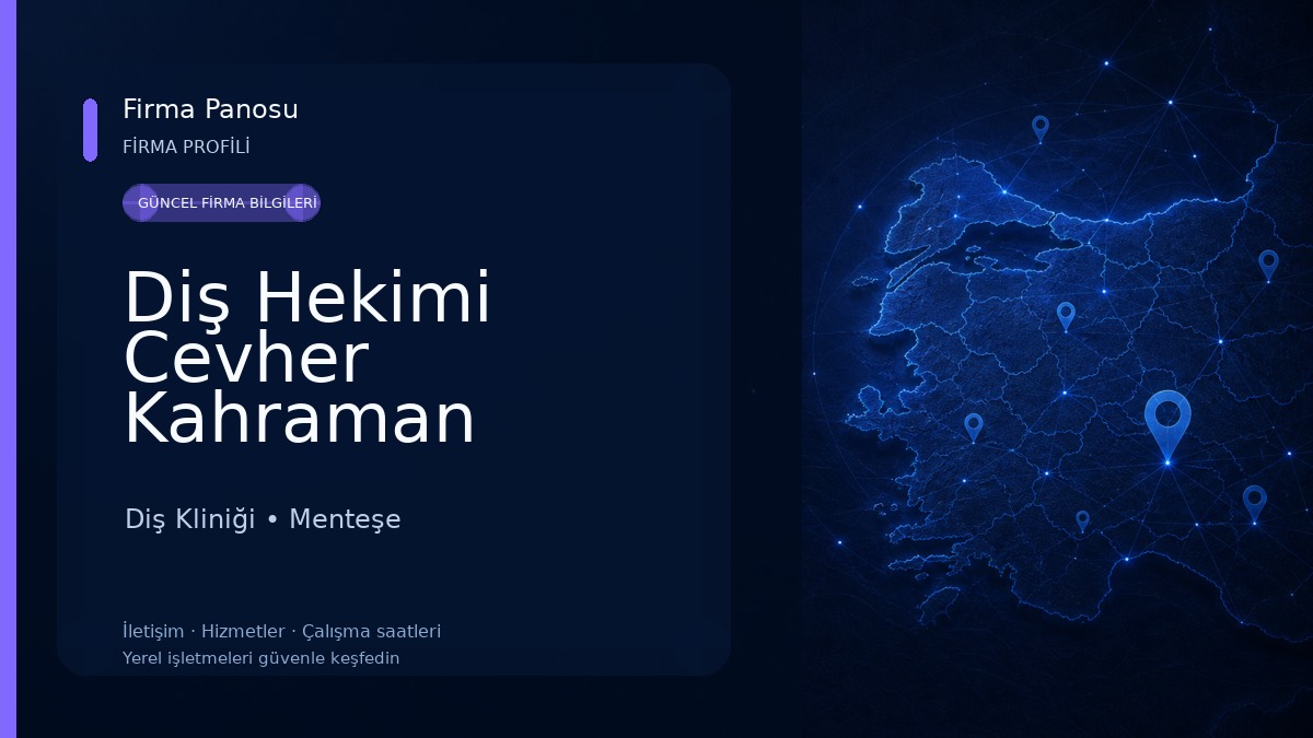 Diş Hekimi Cevher Kahraman Diş Kliniği
