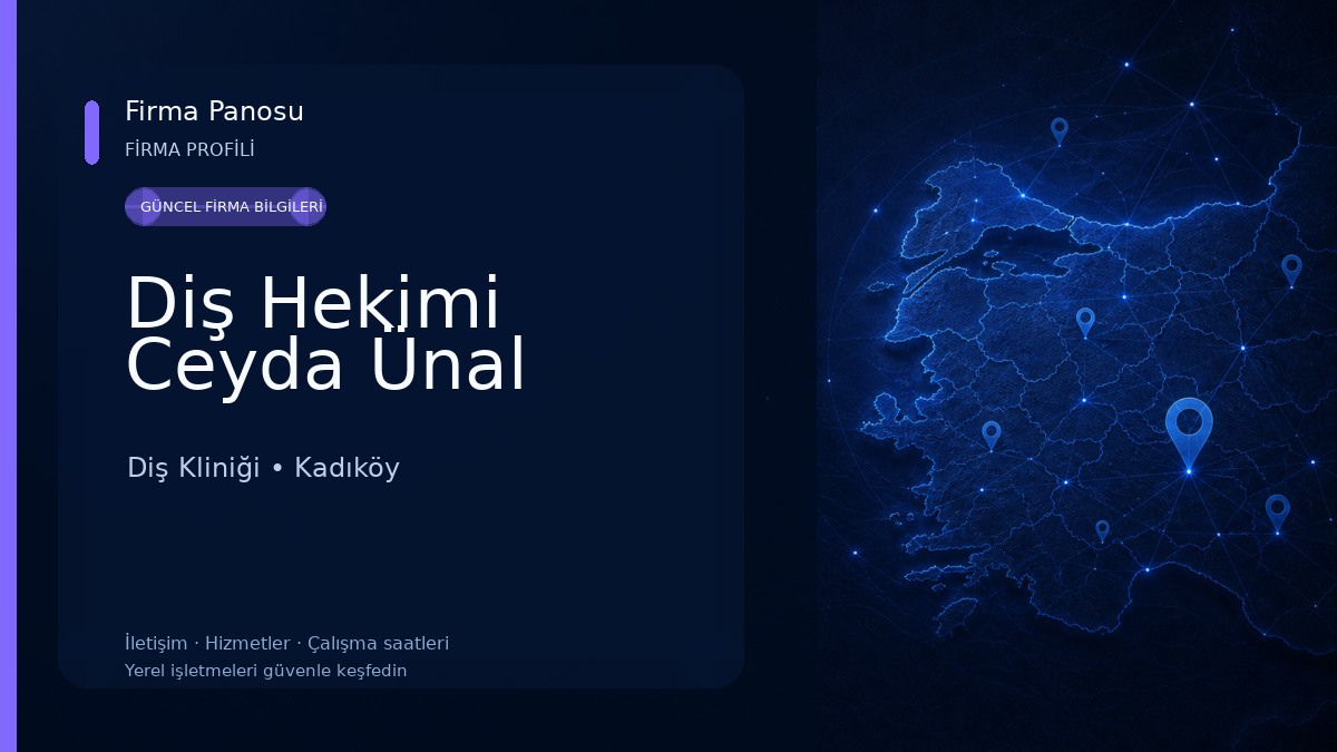 Diş Hekimi Ceyda Ünal Diş Kliniği