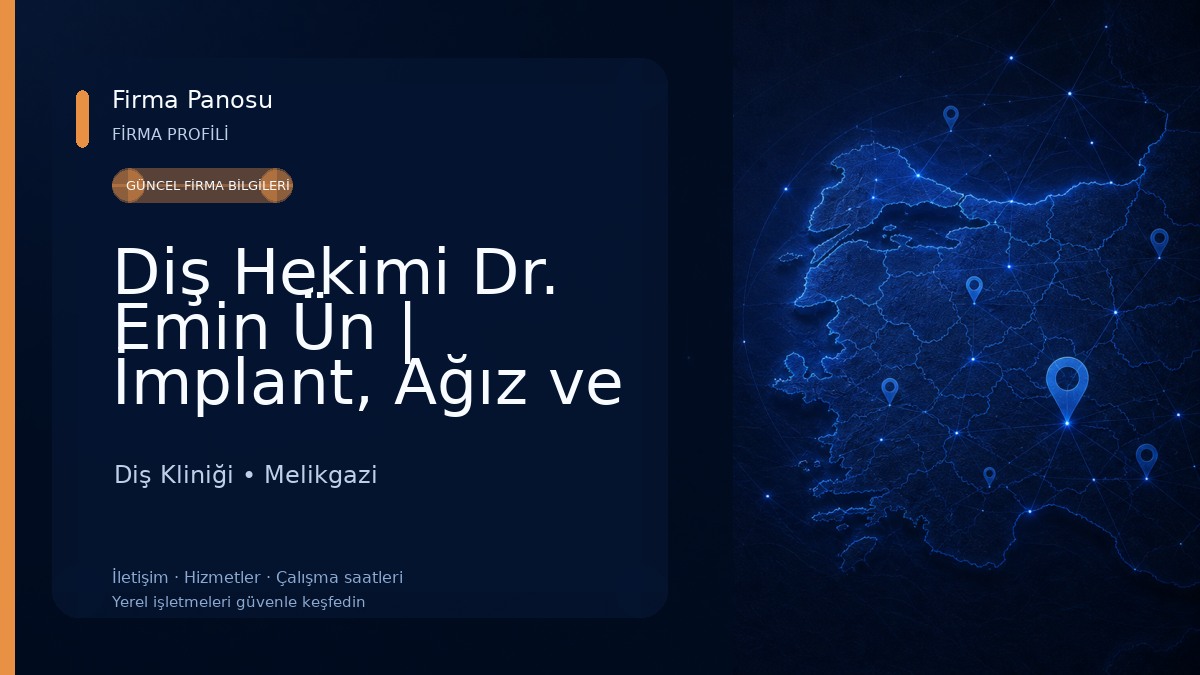 Diş Hekimi Dr. Emin Ün | İmplant, Ağız ve Çene Cerrahisi Uzmanı Diş Kliniği