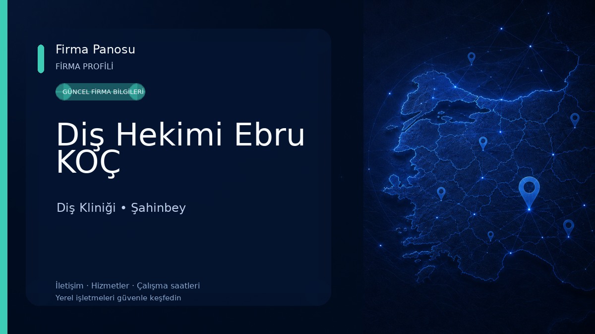 Diş Hekimi Ebru KOÇ Diş Kliniği