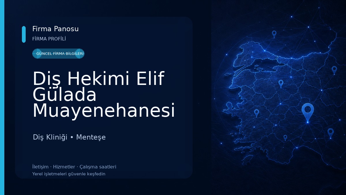Diş Hekimi Elif Gülada Muayenehanesi Diş Kliniği