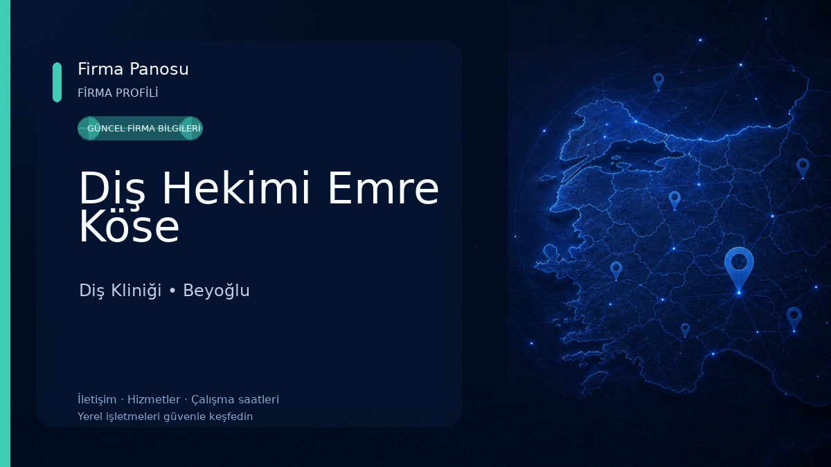 Diş Hekimi Emre Köse Diş Kliniği