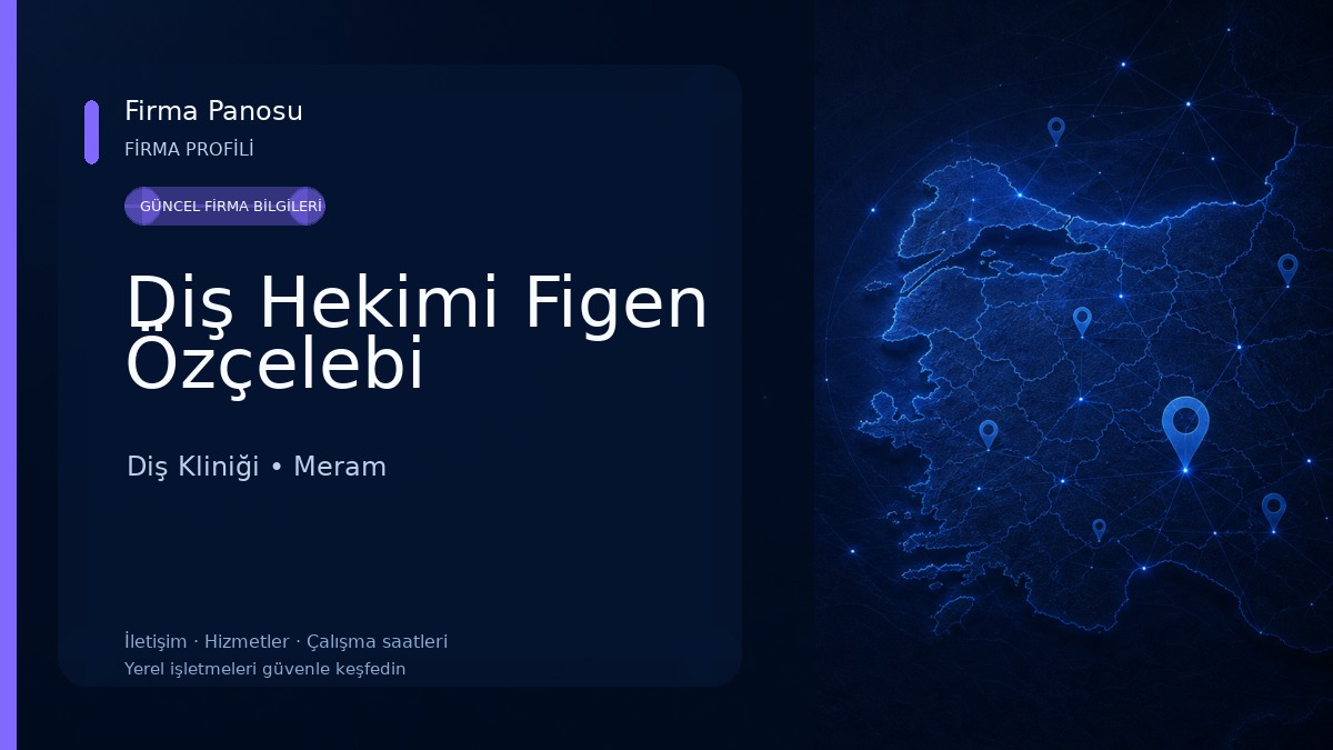 Diş Hekimi Figen Özçelebi Diş Kliniği