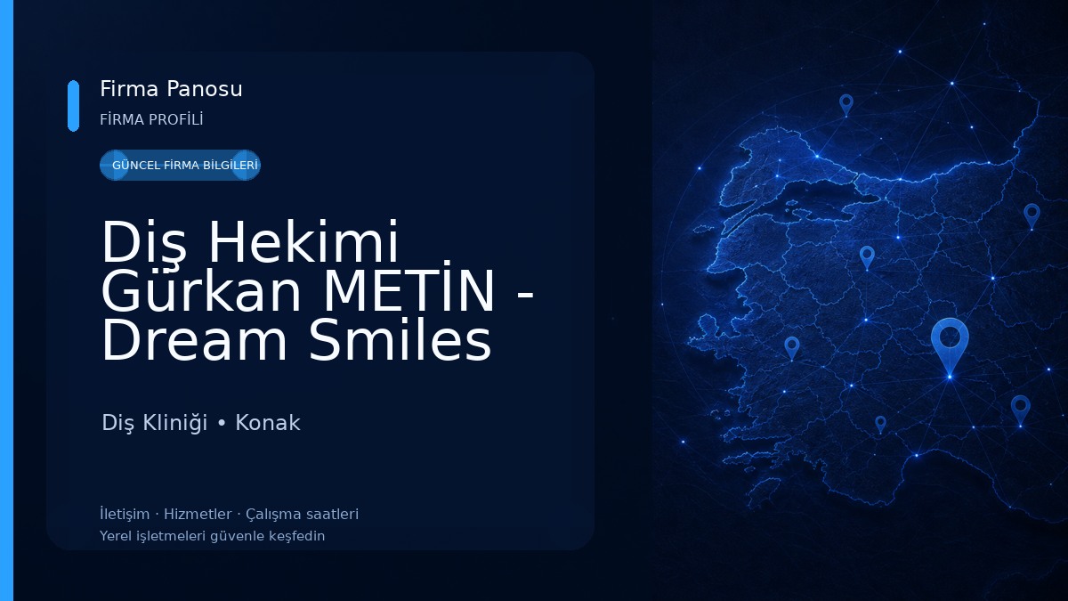 Diş Hekimi Gürkan METİN - Dream Smiles Diş Kliniği
