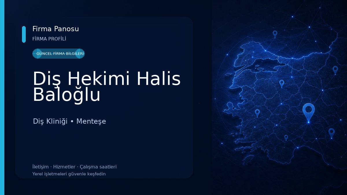 Diş Hekimi Halis Baloğlu Diş Kliniği