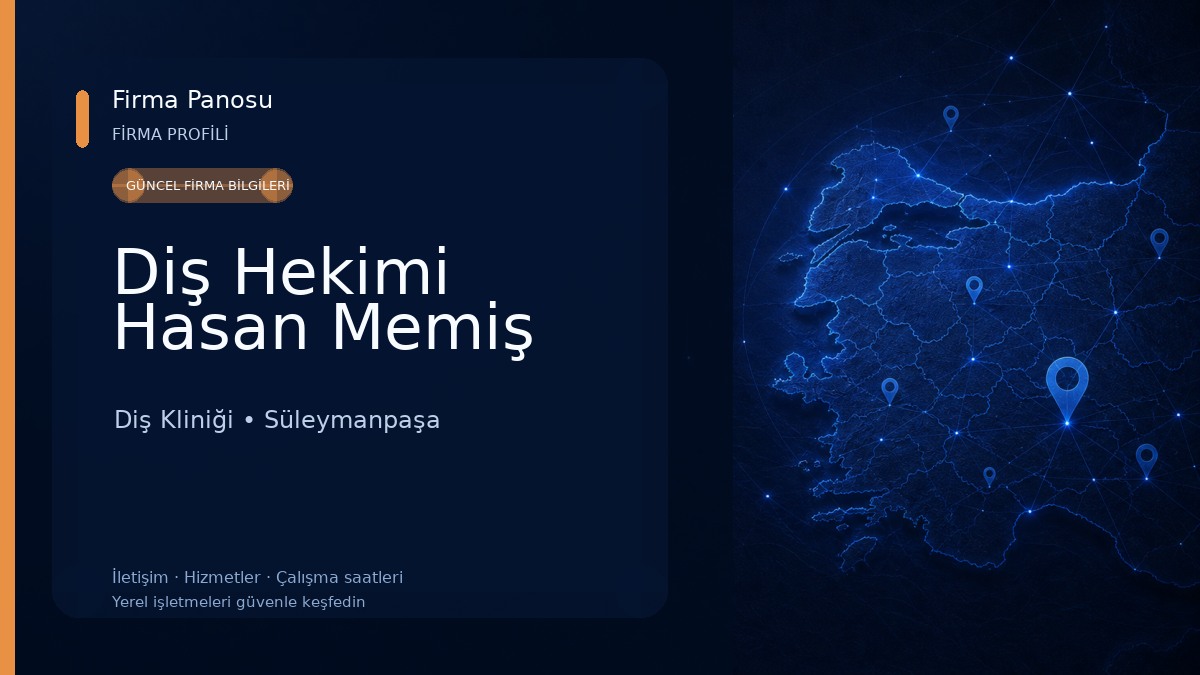 Diş Hekimi Hasan Memiş Diş Kliniği