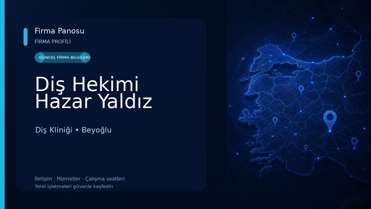 Diş Hekimi Hazar Yaldız Diş Kliniği