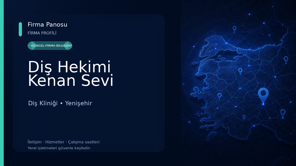 Diş Hekimi Kenan Sevi Diş Kliniği