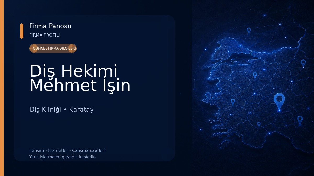 Diş Hekimi Mehmet İşin Diş Kliniği