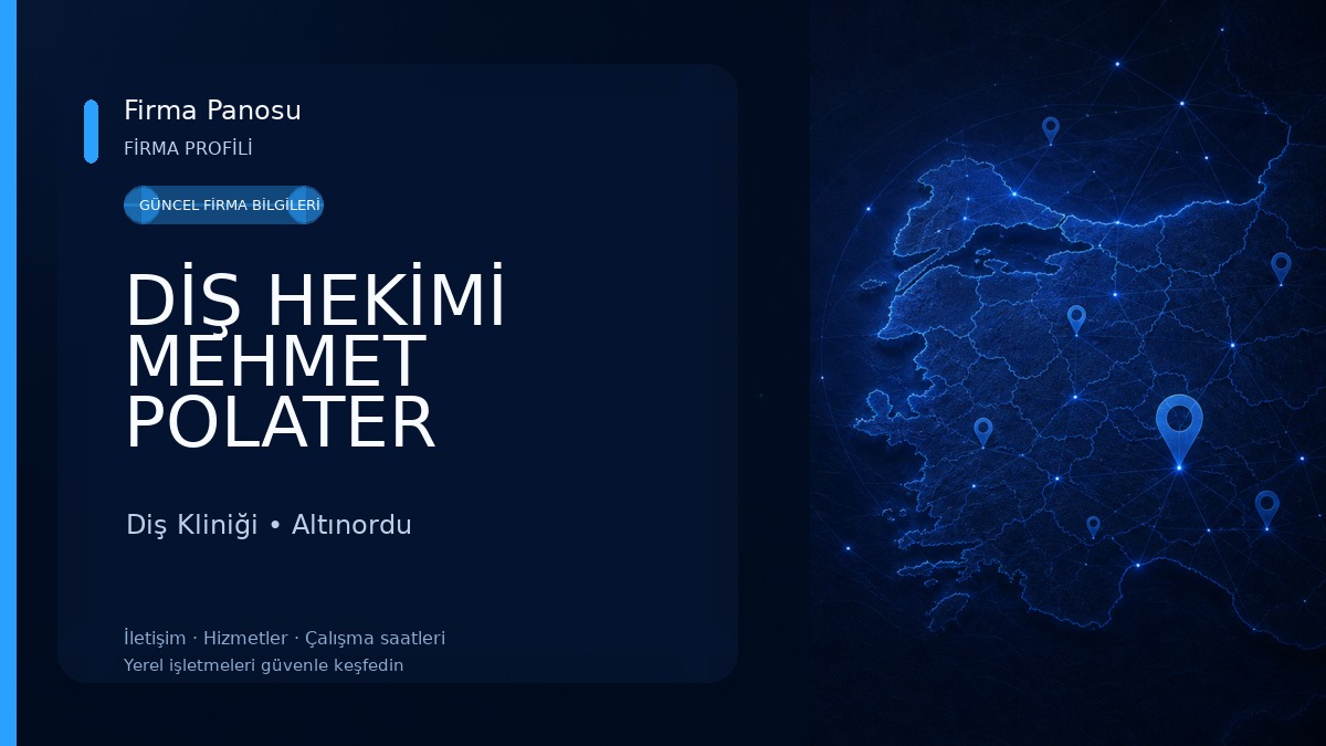 DİŞ HEKİMİ MEHMET POLATER Diş Kliniği