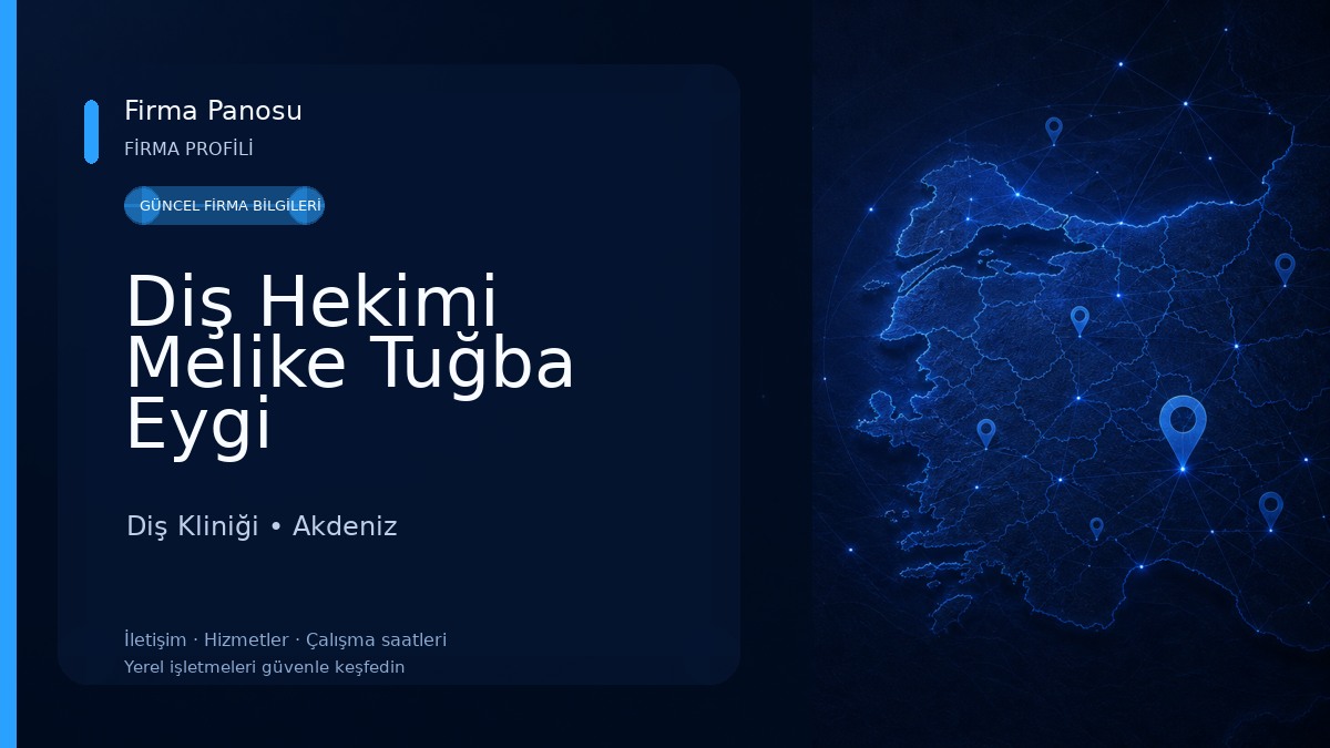 Diş Hekimi Melike Tuğba Eygi Diş Kliniği