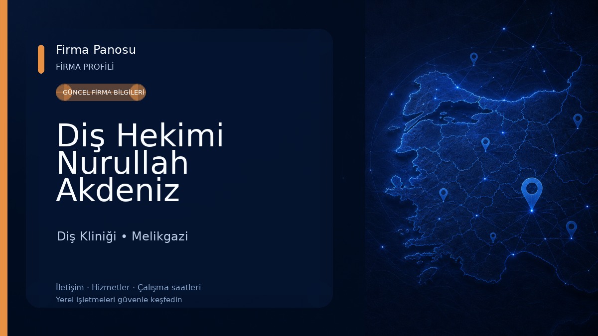 Diş Hekimi Nurullah Akdeniz Diş Kliniği