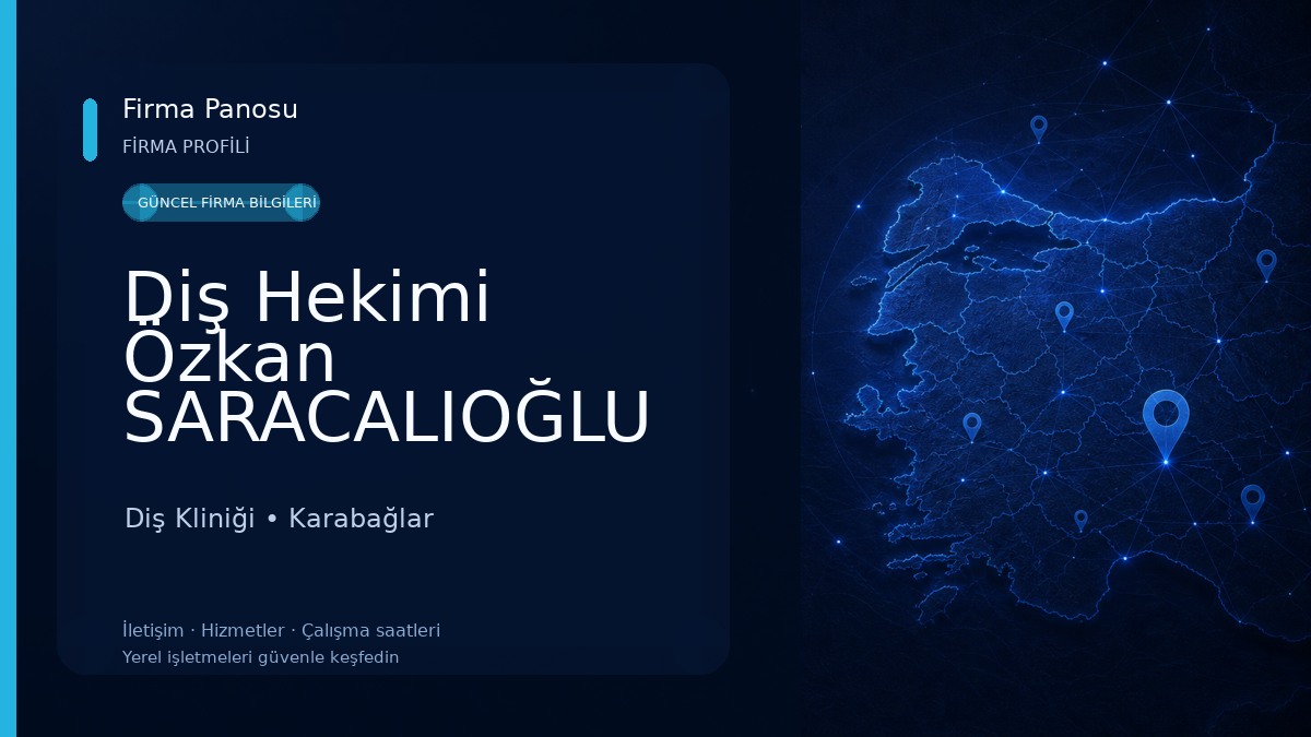 Diş Hekimi Özkan SARACALIOĞLU Diş Kliniği