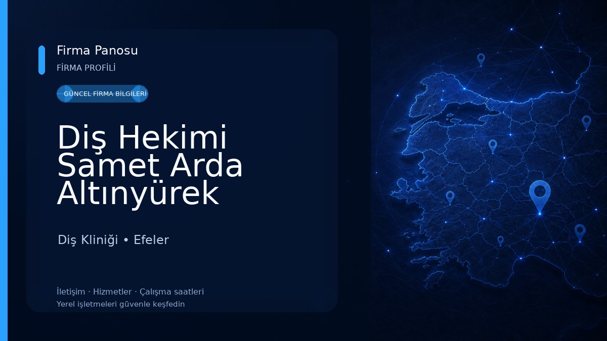 Diş Hekimi Samet Arda Altınyürek Muayenehanesi-Altınyürek Diş Kliniği Diş Kliniği