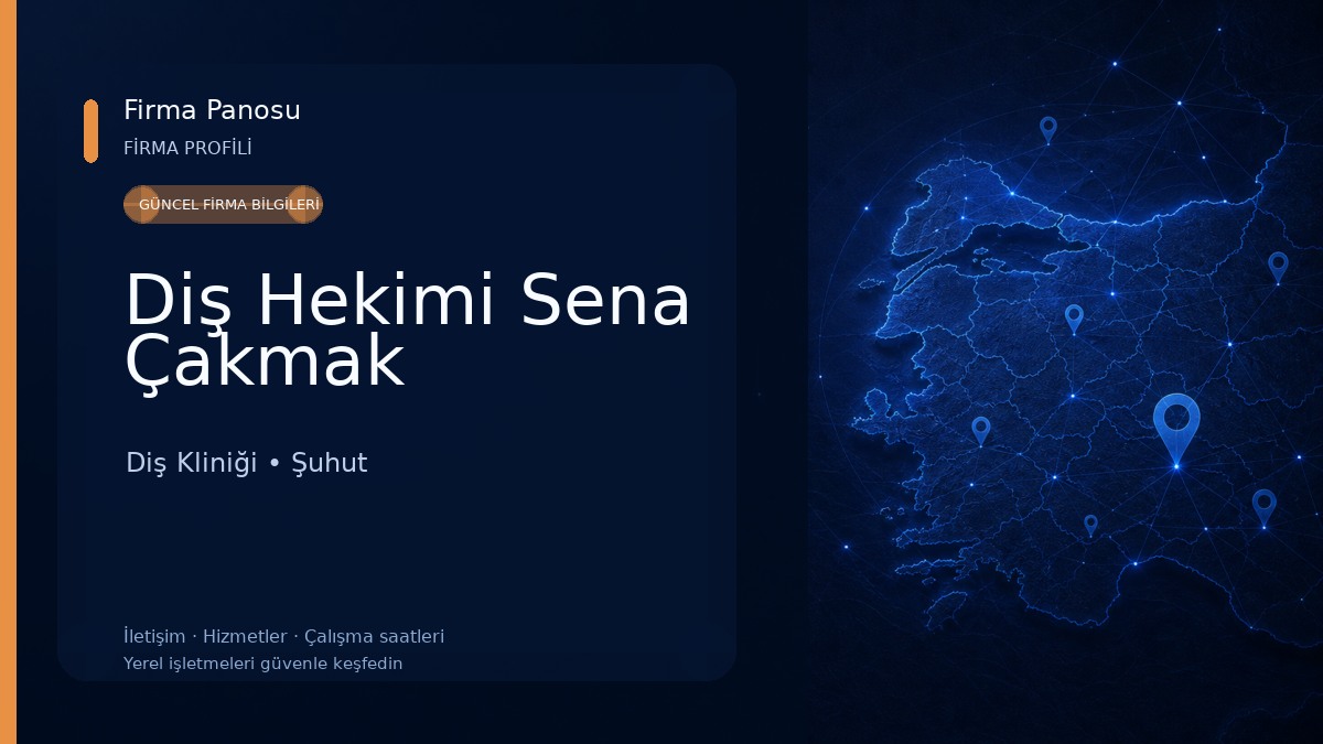 Diş Hekimi Sena Çakmak 