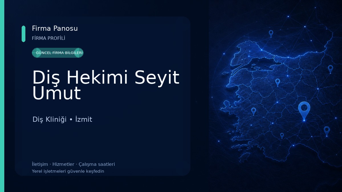 Diş Hekimi Seyit Umut Diş Kliniği
