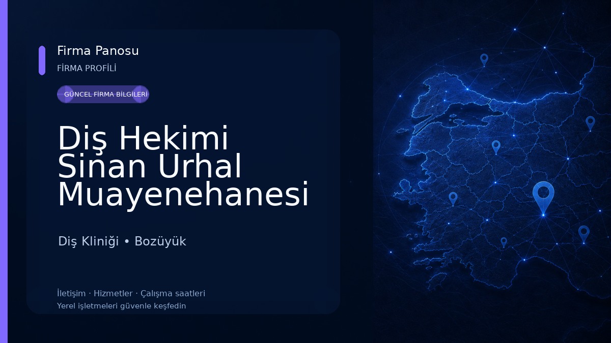 Diş Hekimi Sinan Urhal Muayenehanesi Diş Kliniği