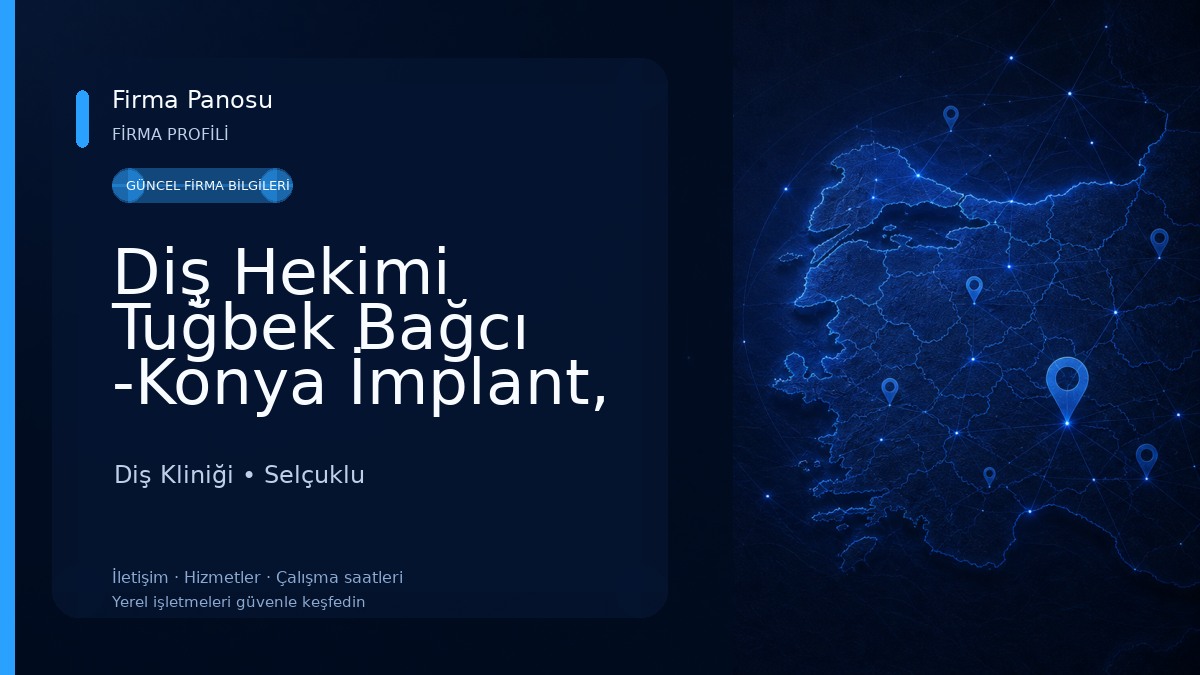 Diş Hekimi Tuğbek Bağcı -Konya İmplant, Konya Estetik Diş Hekimi, Konya Gülüş Tasarımı, Konya Zirkonyum Kaplama- Diş Kliniği