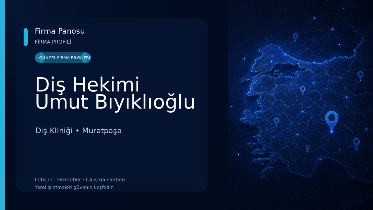 Diş Hekimi Umut Bıyıklıoğlu Diş Kliniği