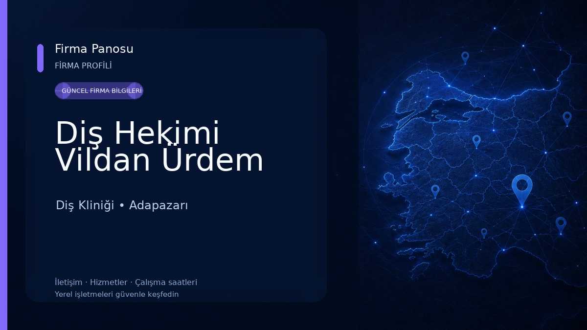 Diş Hekimi Vildan Ürdem Diş Kliniği
