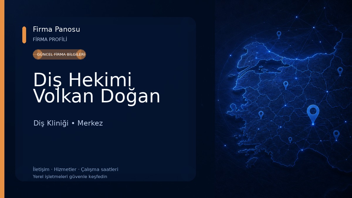 Diş Hekimi Volkan Doğan Diş Kliniği