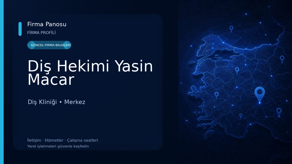 Diş Hekimi Yasin Macar 