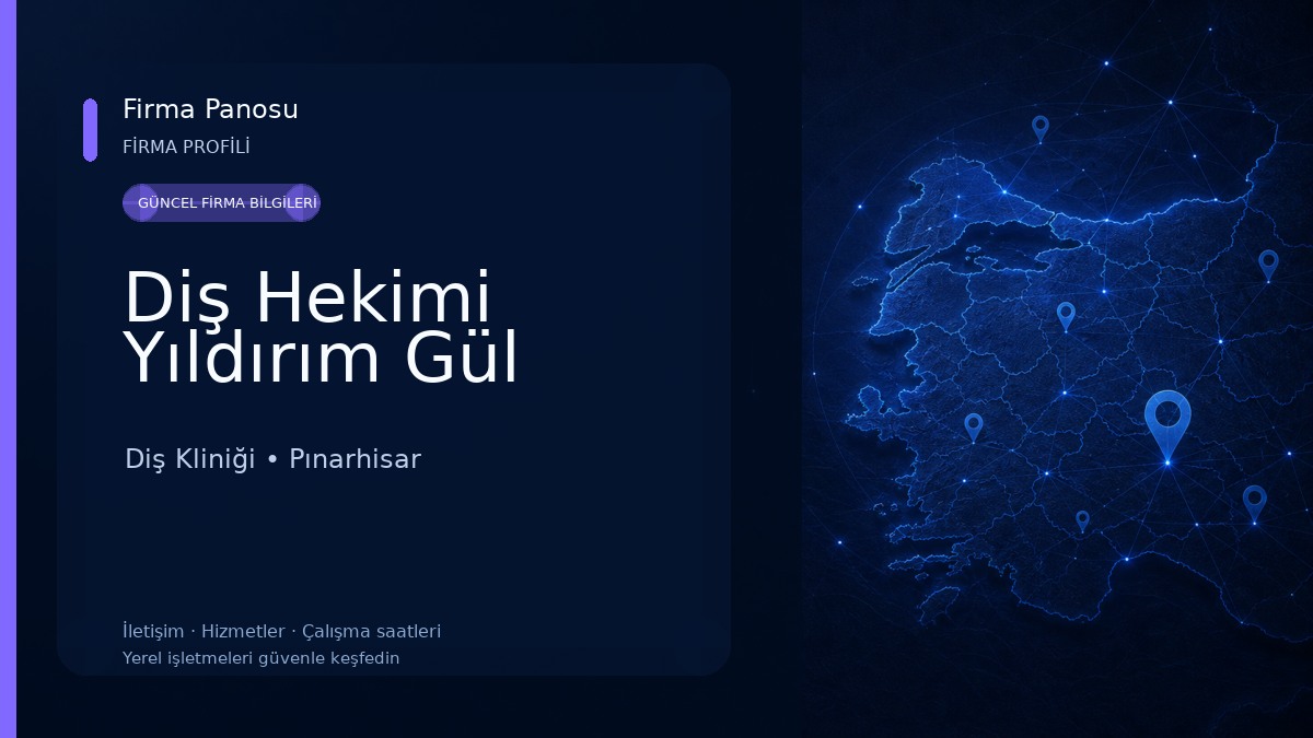Diş Hekimi Yıldırım Gül Diş Kliniği