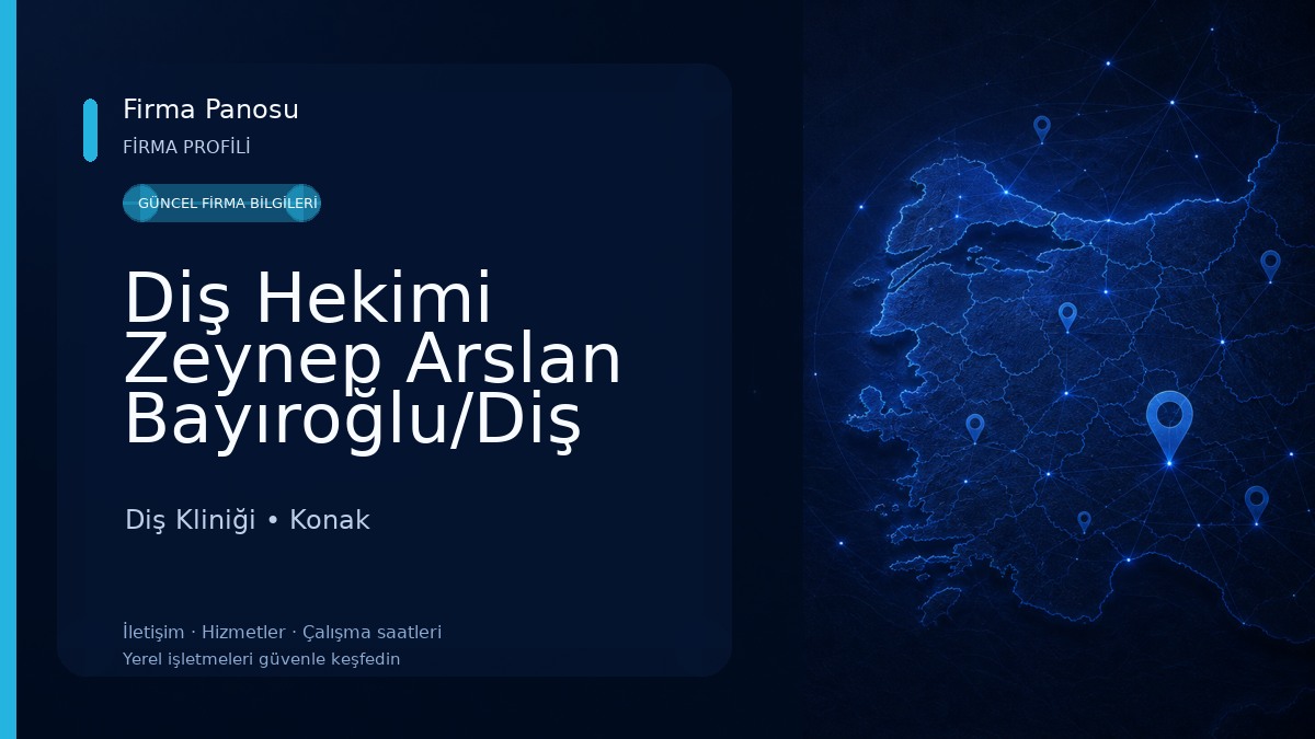 Diş Hekimi Zeynep Arslan Bayıroğlu/Diş Hekimi Hüseyin Bayıroğlu Muayenehanesi Diş Kliniği