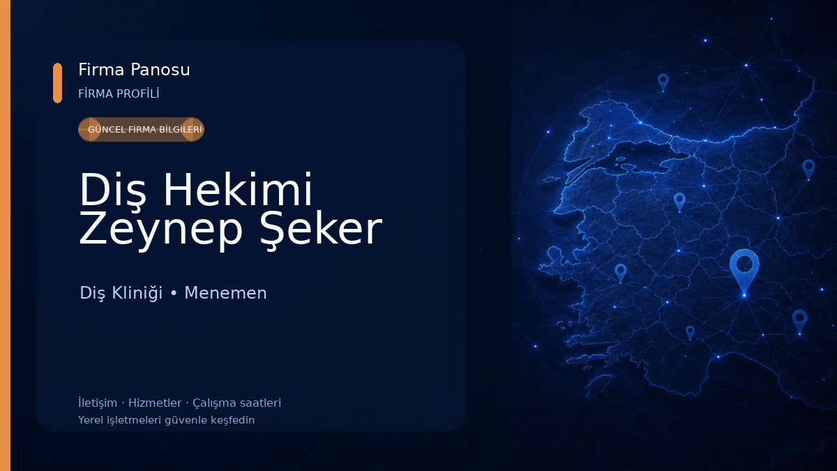 Diş Hekimi Zeynep Şeker Diş Kliniği