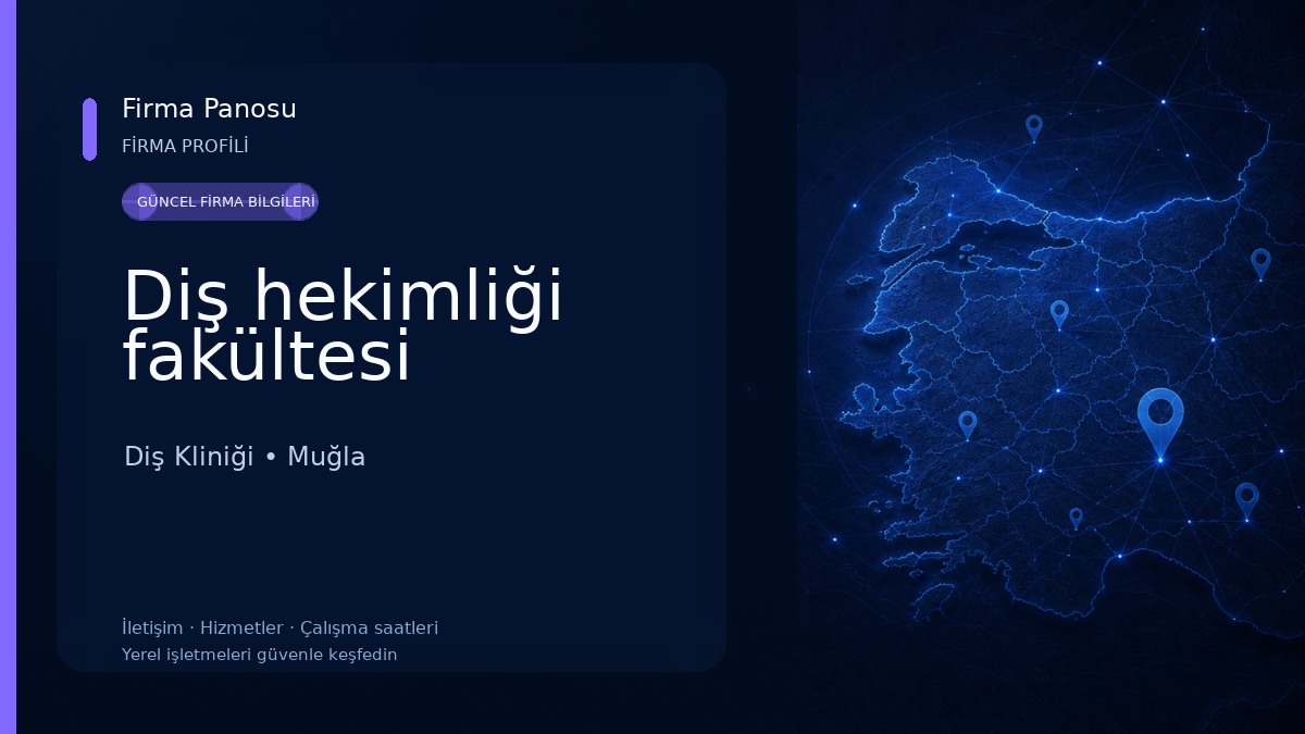 Diş hekimliği fakültesi Diş Kliniği