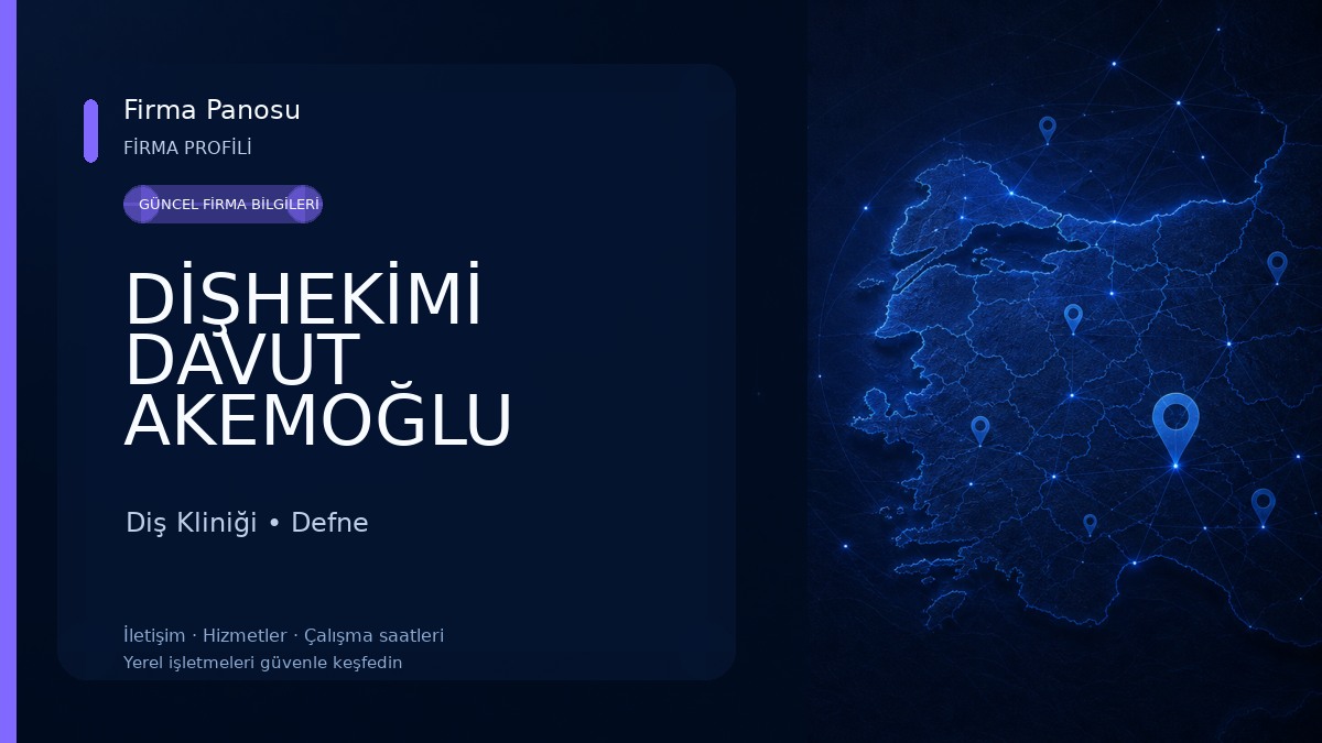 DİŞHEKİMİ DAVUT AKEMOĞLU Diş Kliniği