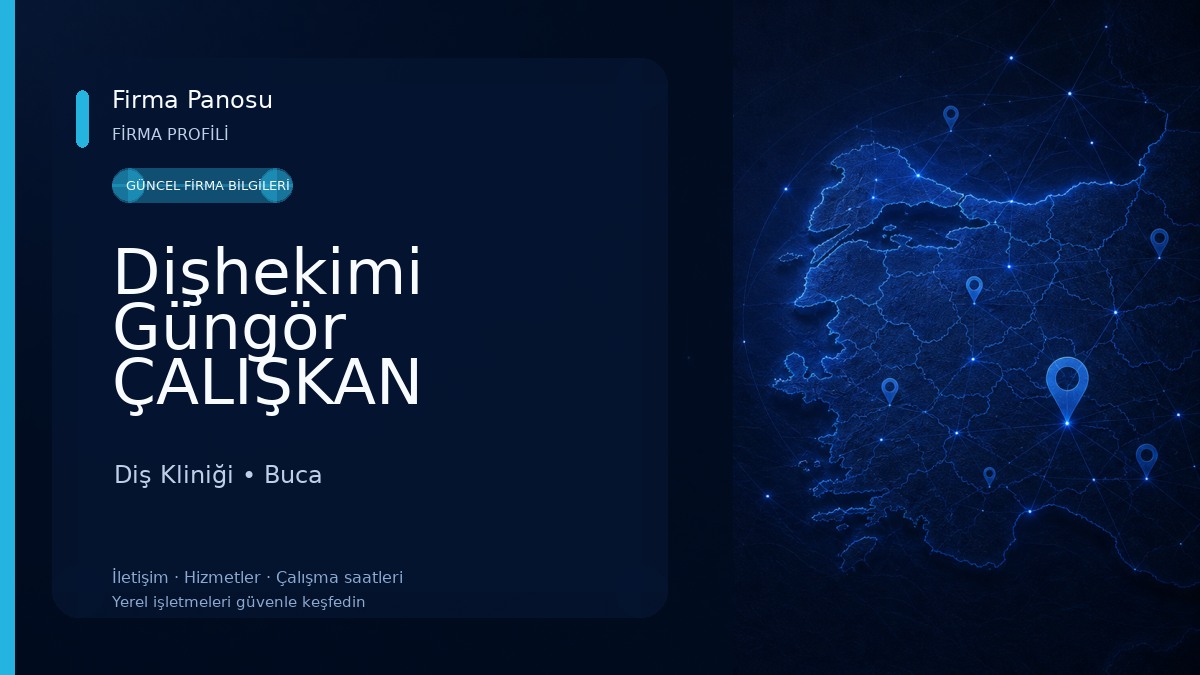 Dişhekimi Güngör ÇALIŞKAN İNNALI Diş Kliniği
