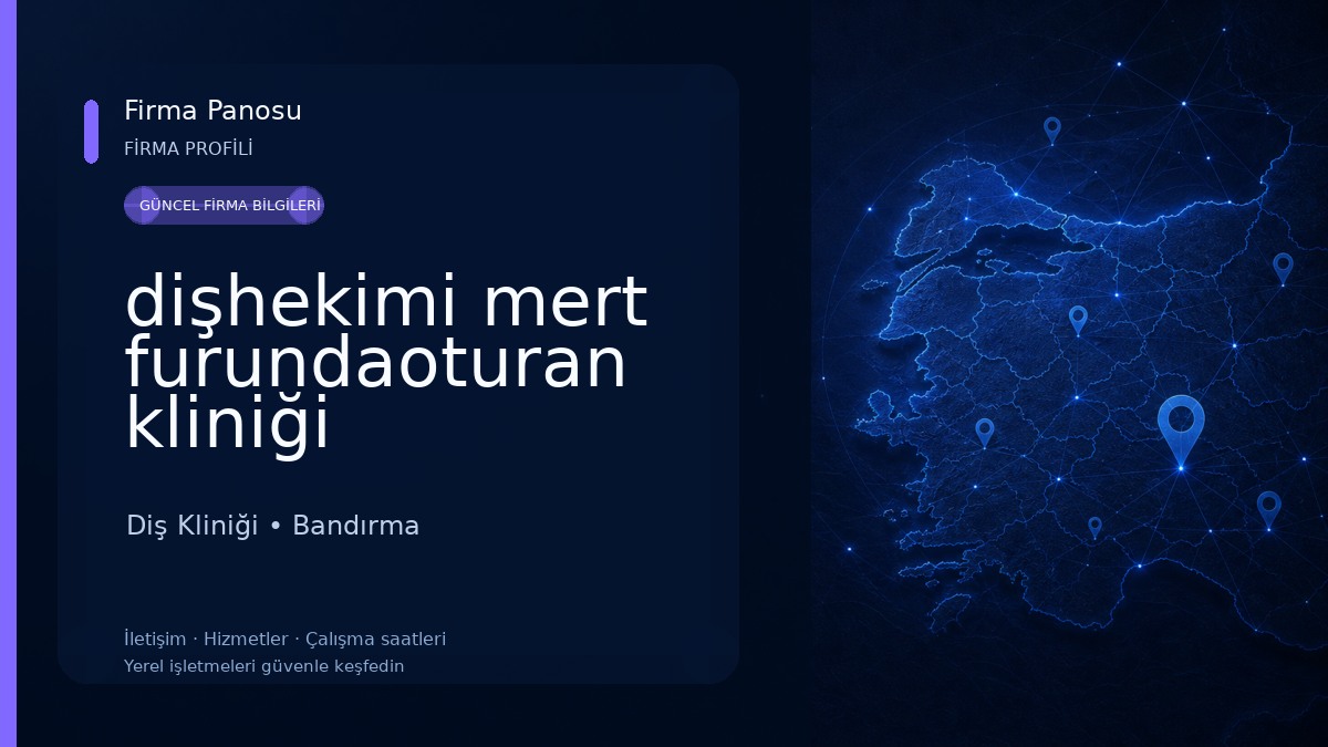 dişhekimi mert furundaoturan kliniği Diş Kliniği