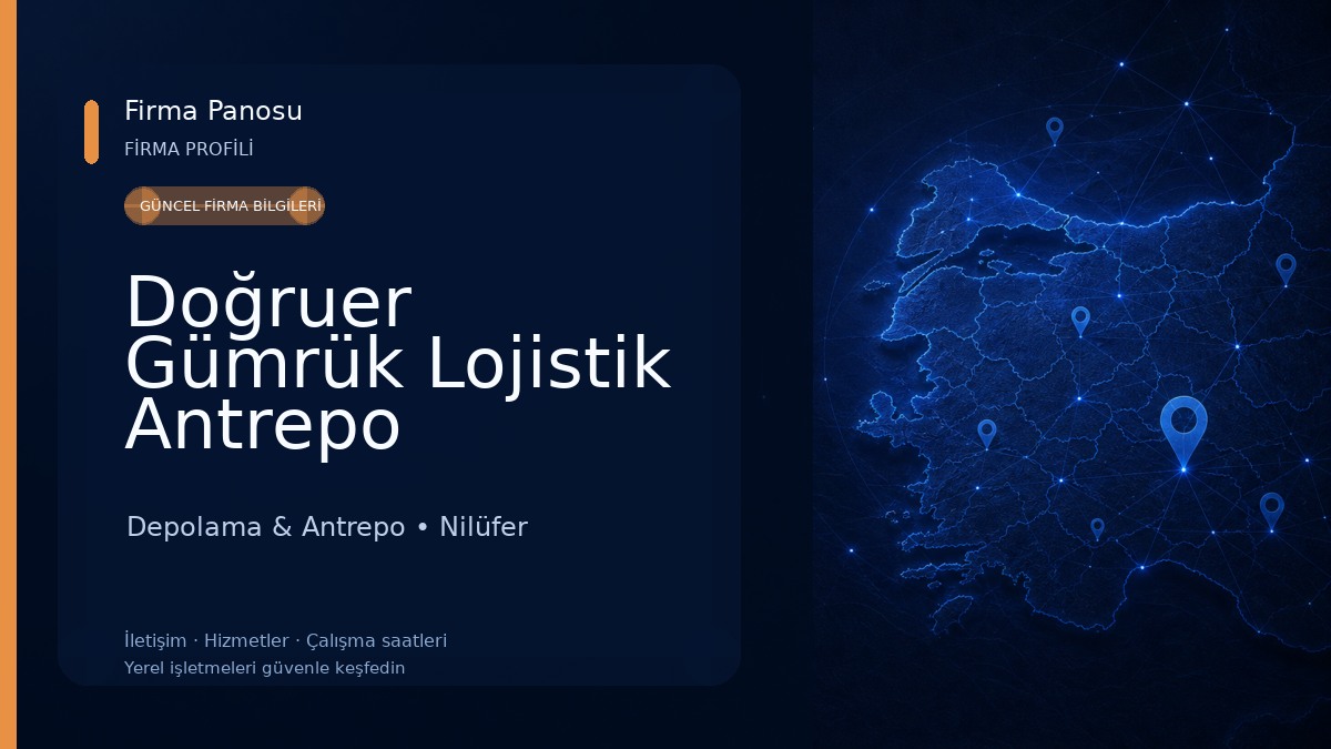 Doğruer Gümrük Lojistik Antrepo Depolama & Antrepo