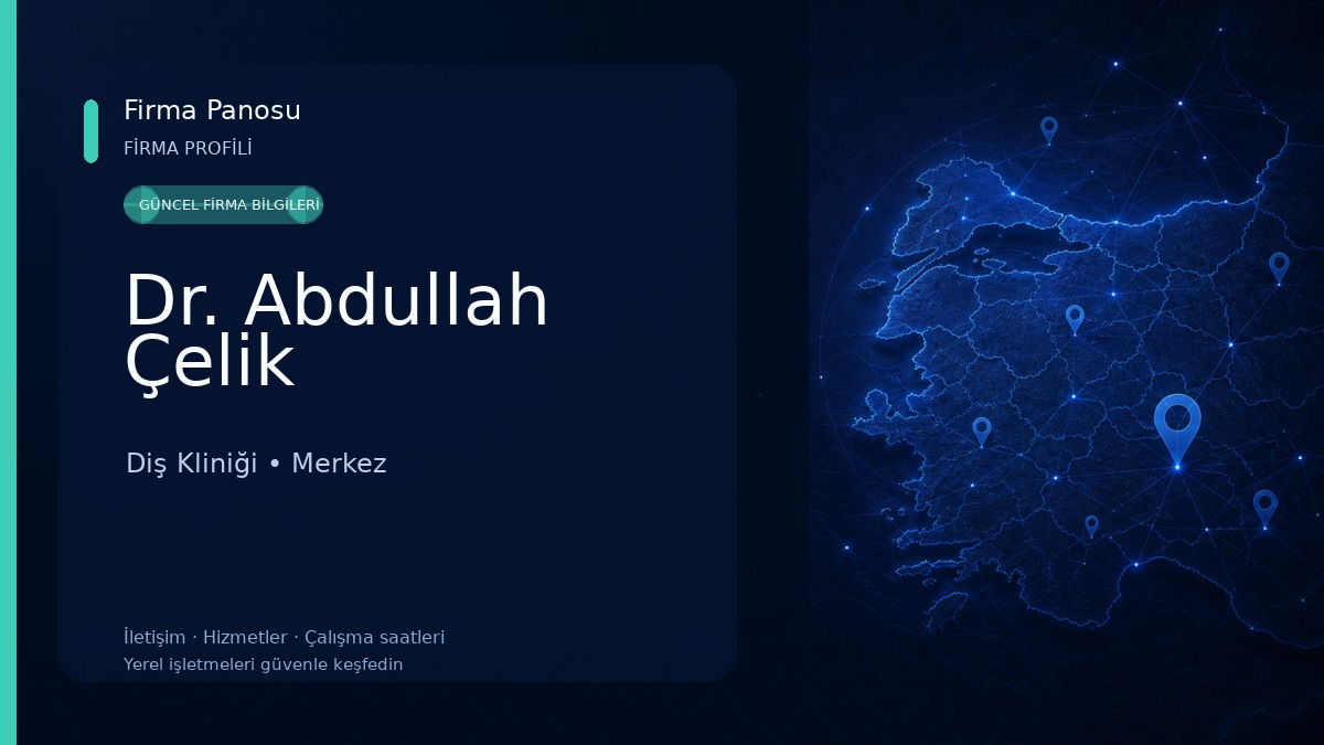 Dr. Abdullah Çelik 