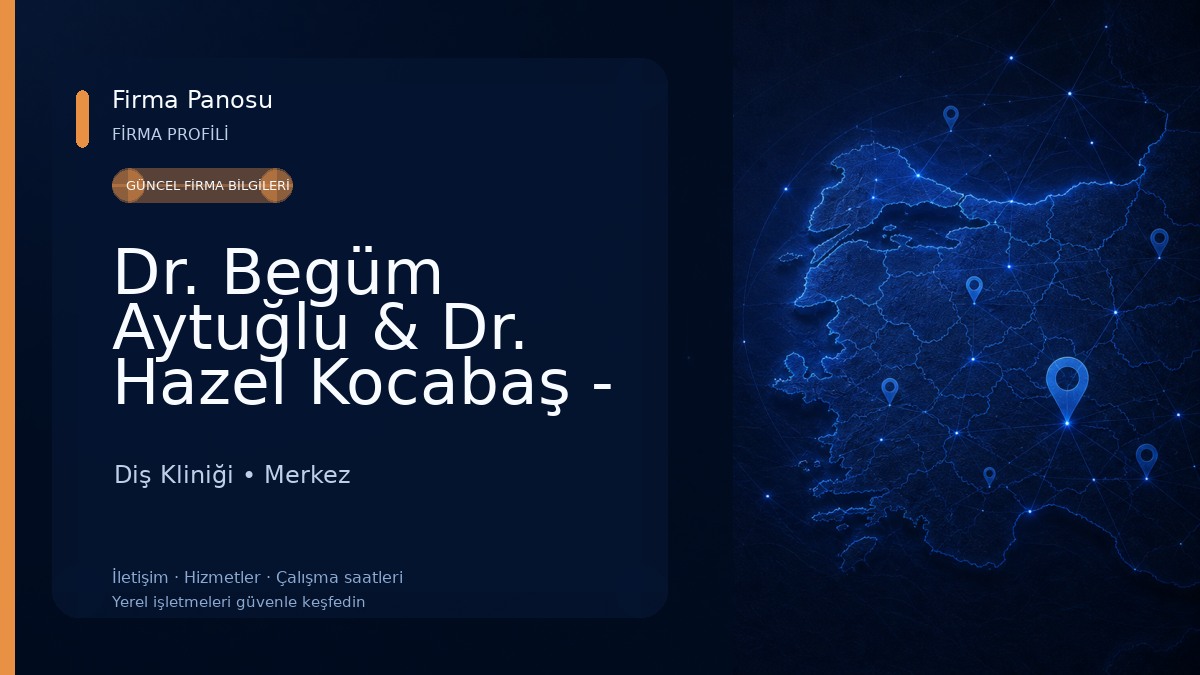 Dr. Begüm Aytuğlu & Dr. Hazel Kocabaş - Bolu Diş Kliniği Diş Kliniği