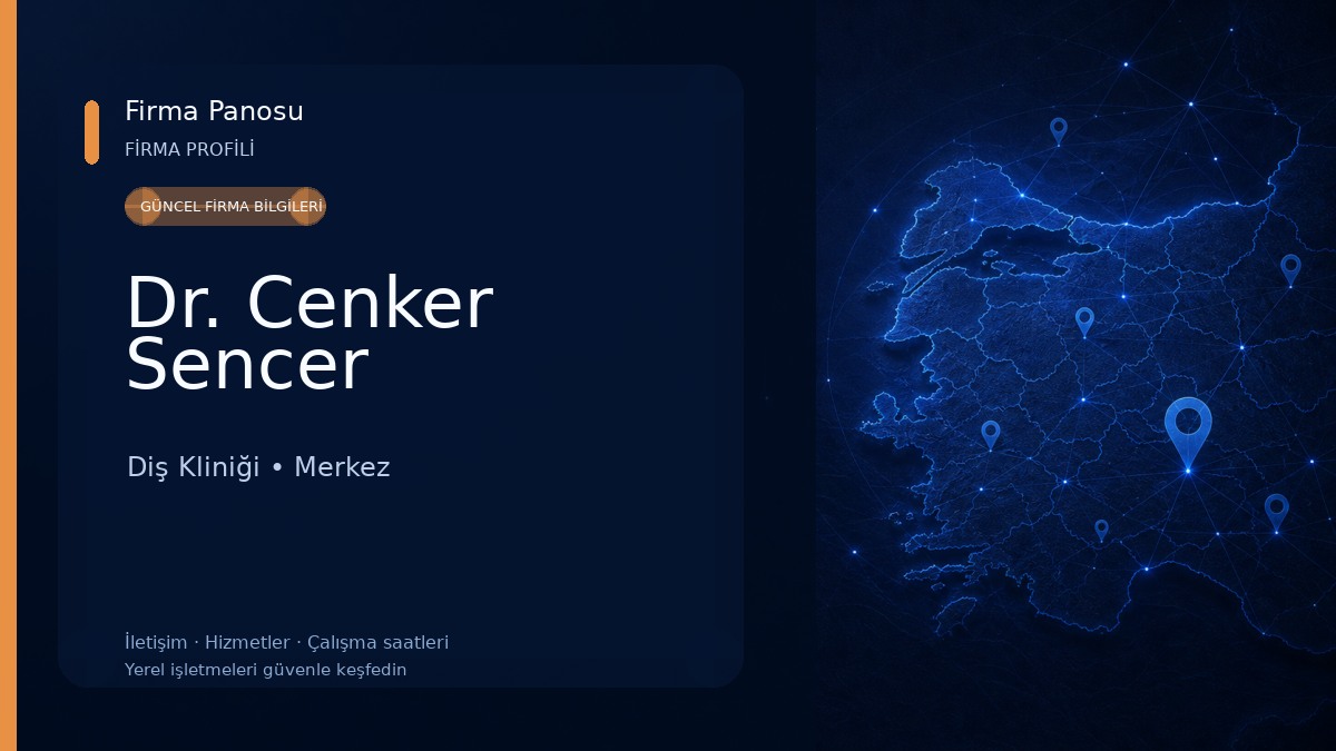 Dr. Cenker Sencer Diş Kliniği